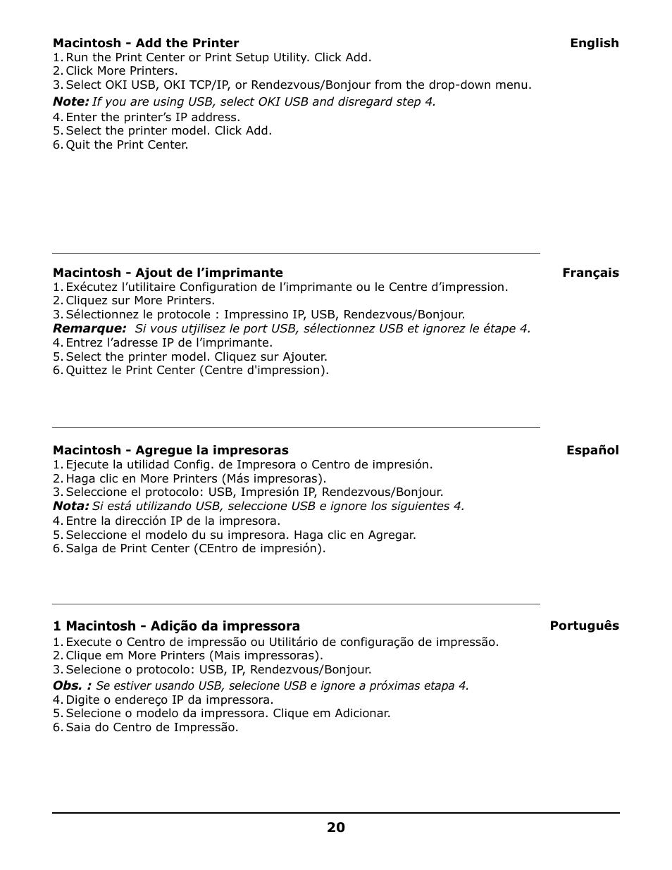 Oki B 2200 User Manual | Page 20 / 24