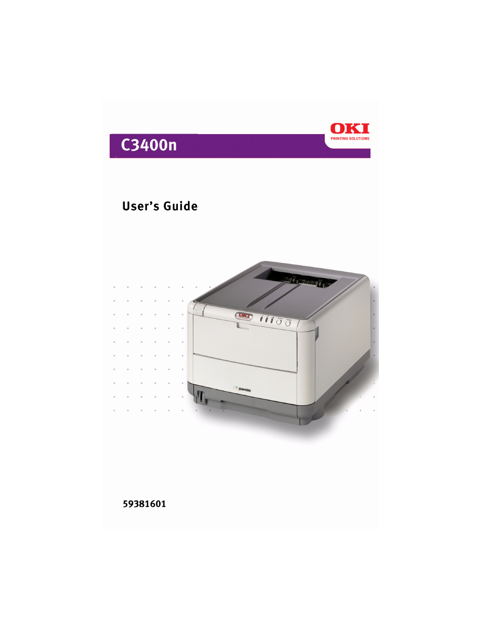 Oki C 3400n User Manual | 144 pages