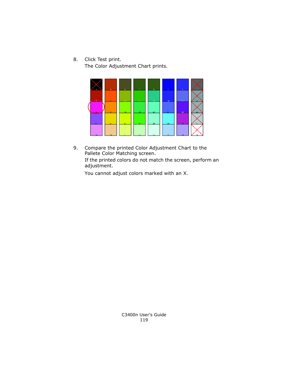 Oki C 3400n User Manual | Page 119 / 144
