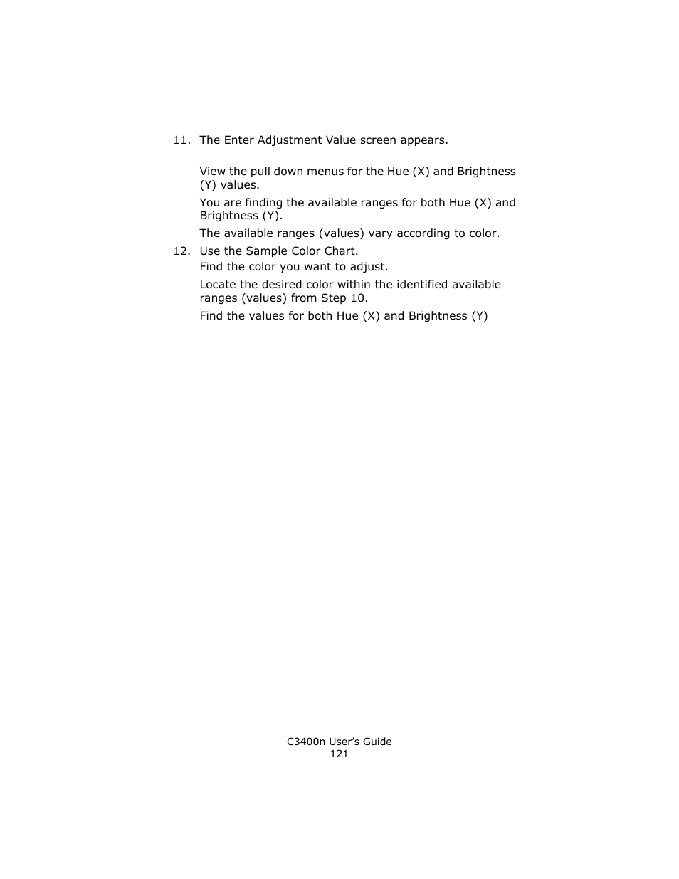 Oki C 3400n User Manual | Page 121 / 144