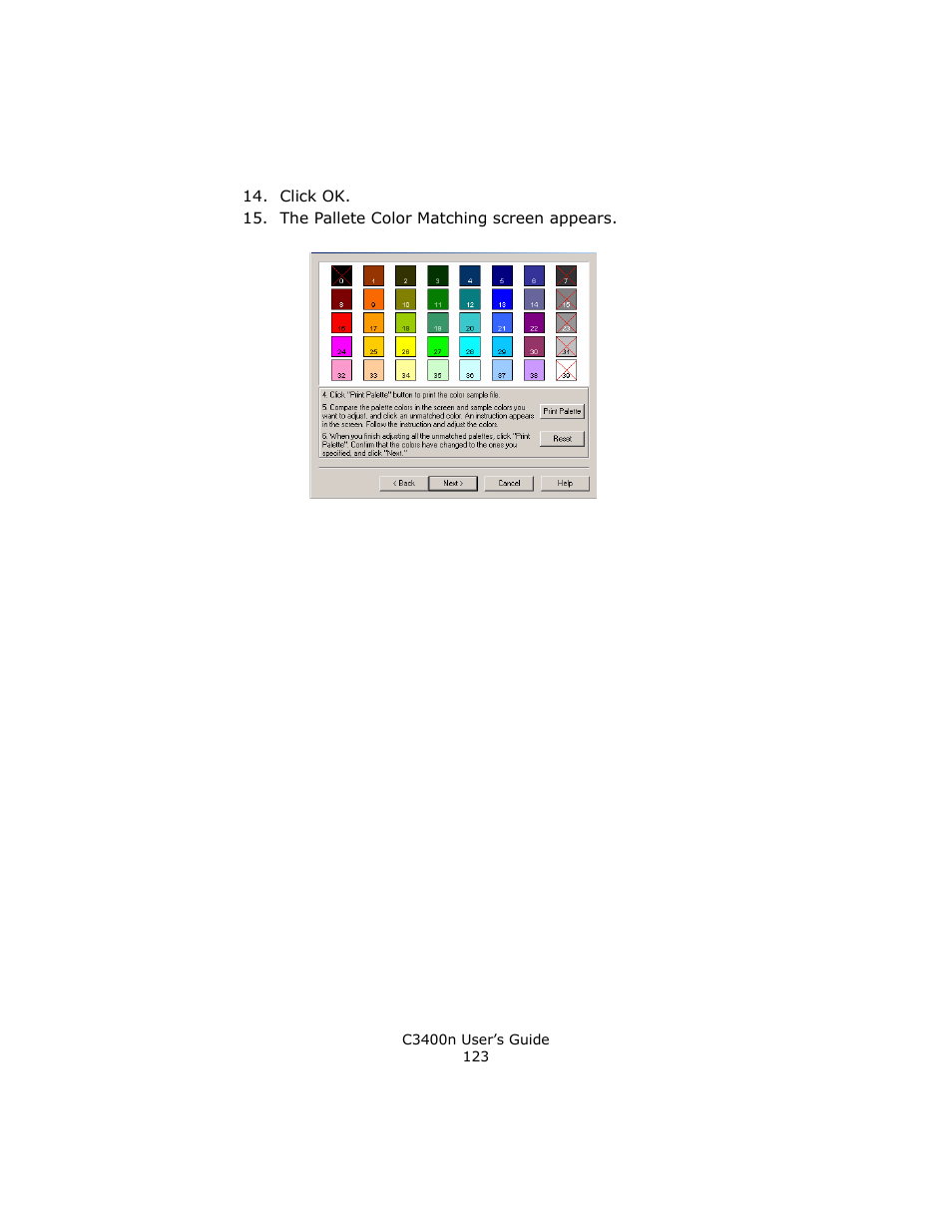 Oki C 3400n User Manual | Page 123 / 144
