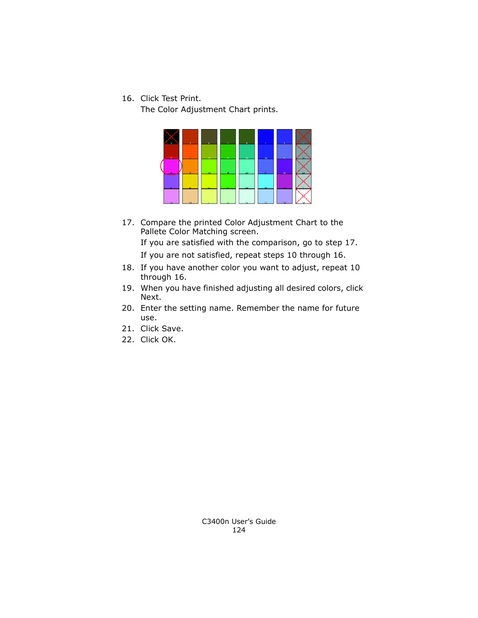 Oki C 3400n User Manual | Page 124 / 144