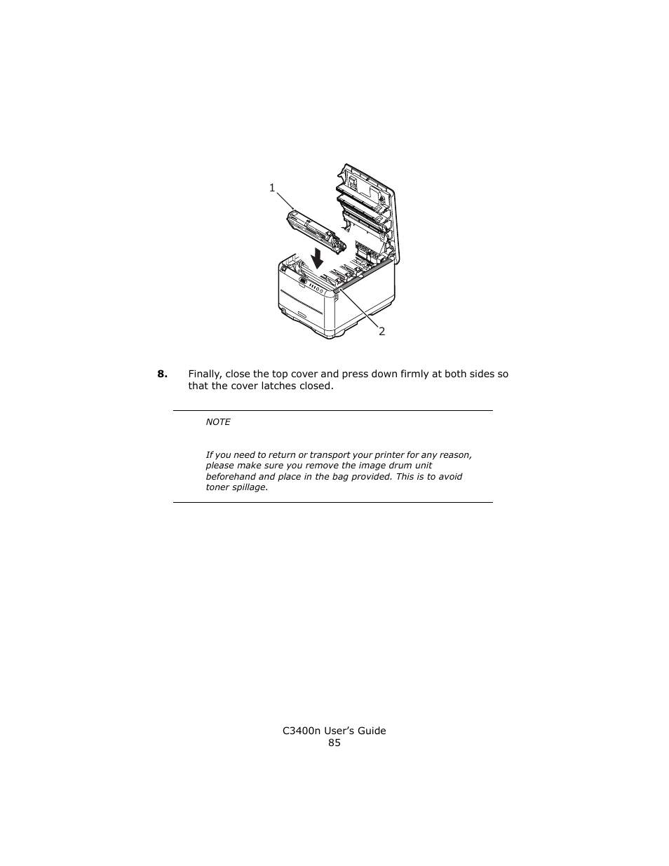 Oki C 3400n User Manual | Page 85 / 144