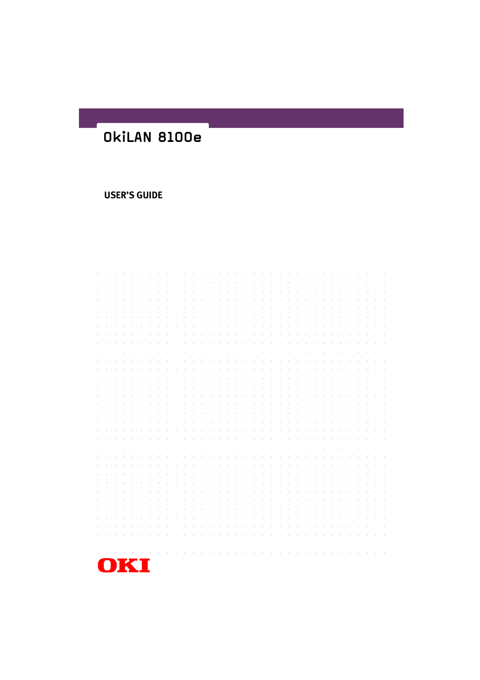 Oki 8100e User Manual | 106 pages