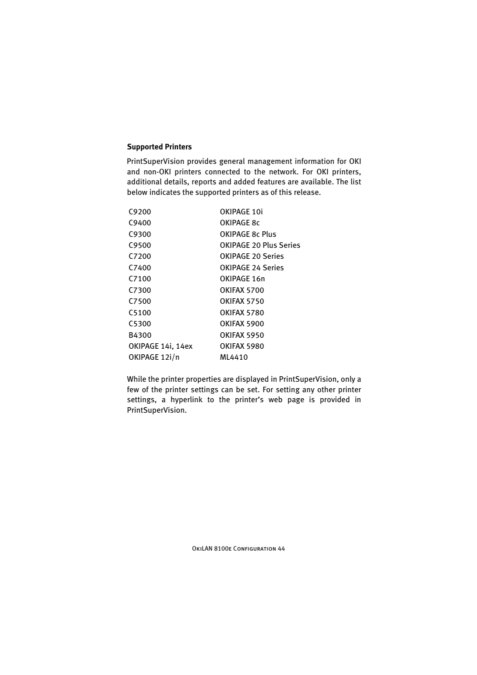 Oki 8100e User Manual | Page 44 / 106