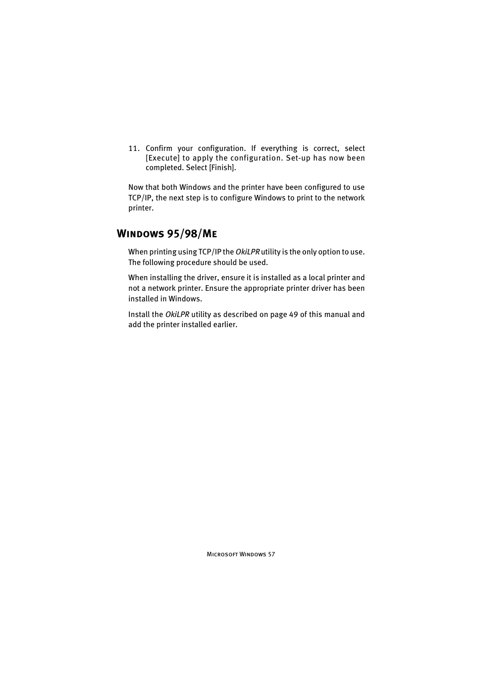 Windows 95/98/me | Oki 8100e User Manual | Page 57 / 106