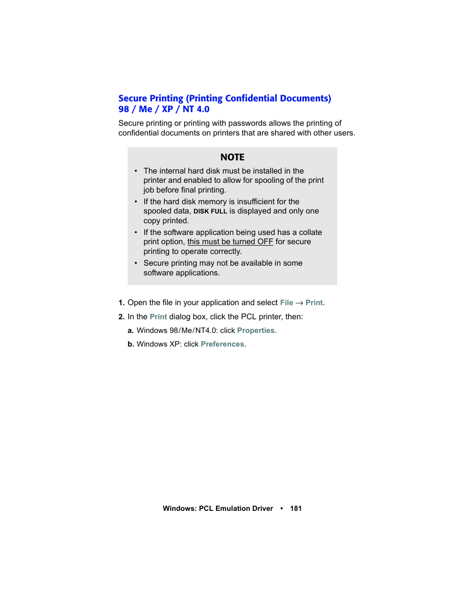 Oki C 5400n User Manual | Page 183 / 328
