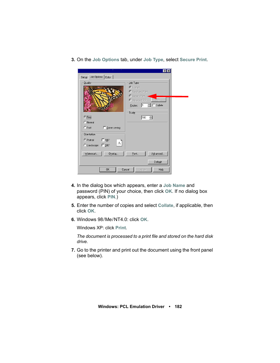 Oki C 5400n User Manual | Page 184 / 328