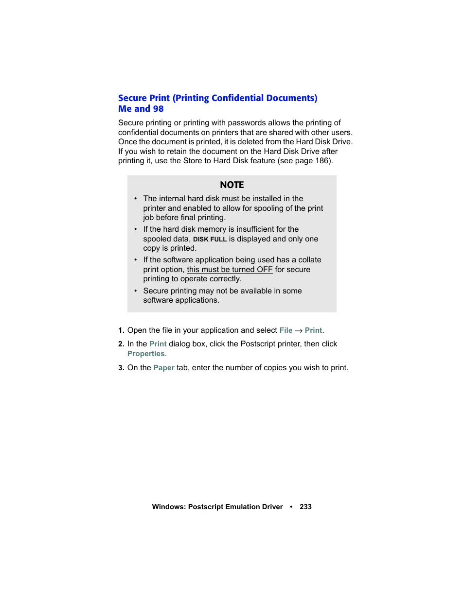 Oki C 5400n User Manual | Page 235 / 328