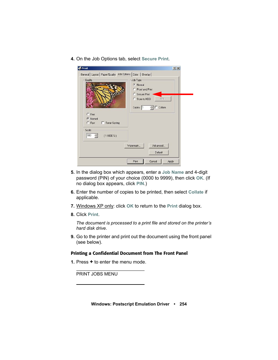 Oki C 5400n User Manual | Page 256 / 328