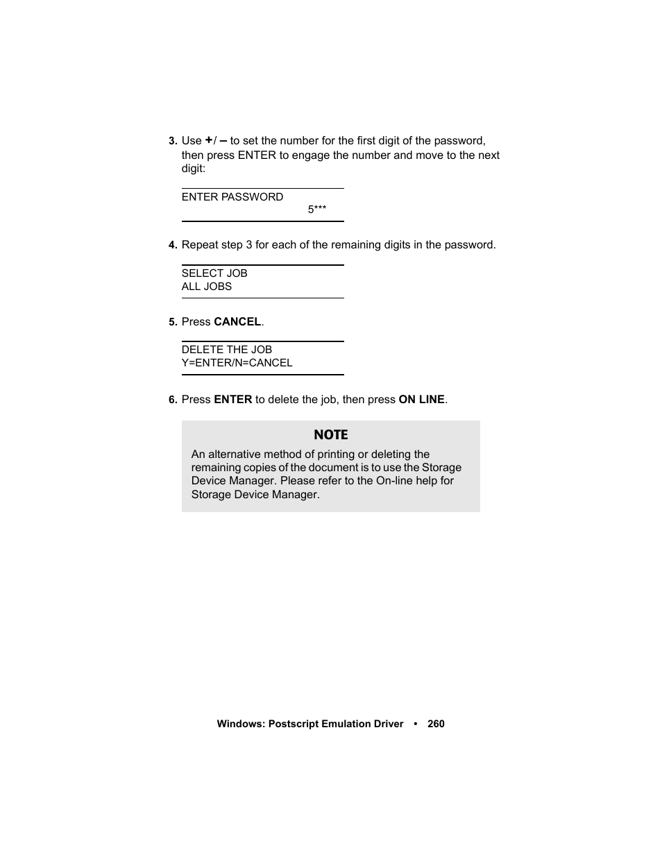 Oki C 5400n User Manual | Page 262 / 328