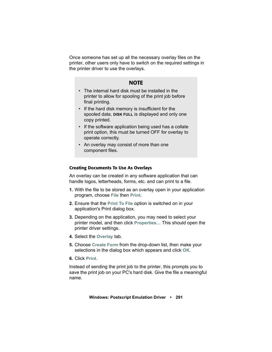 Oki C 5400n User Manual | Page 293 / 328