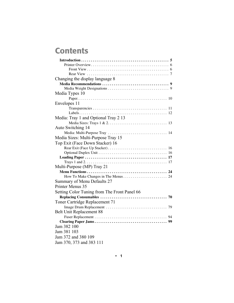 Oki C 5400n User Manual | Page 3 / 328