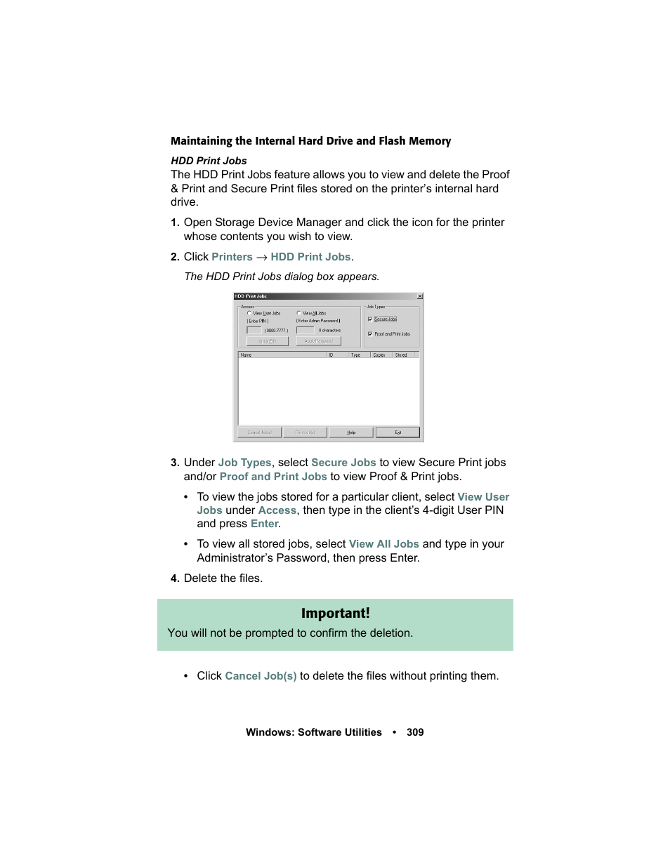 Important | Oki C 5400n User Manual | Page 311 / 328