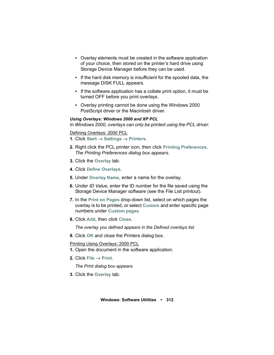 Oki C 5400n User Manual | Page 314 / 328