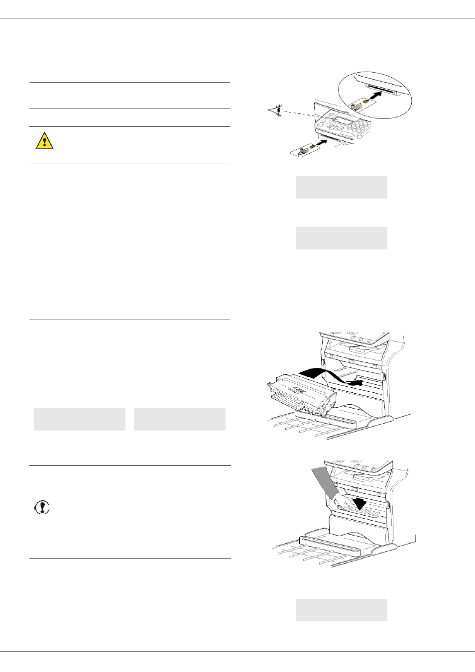 Maintenance, Service, General information | Toner cartridge replacement, General information toner cartridge replacement, Maintenence, Mb260 | Oki MB260 User Manual | Page 42 / 49