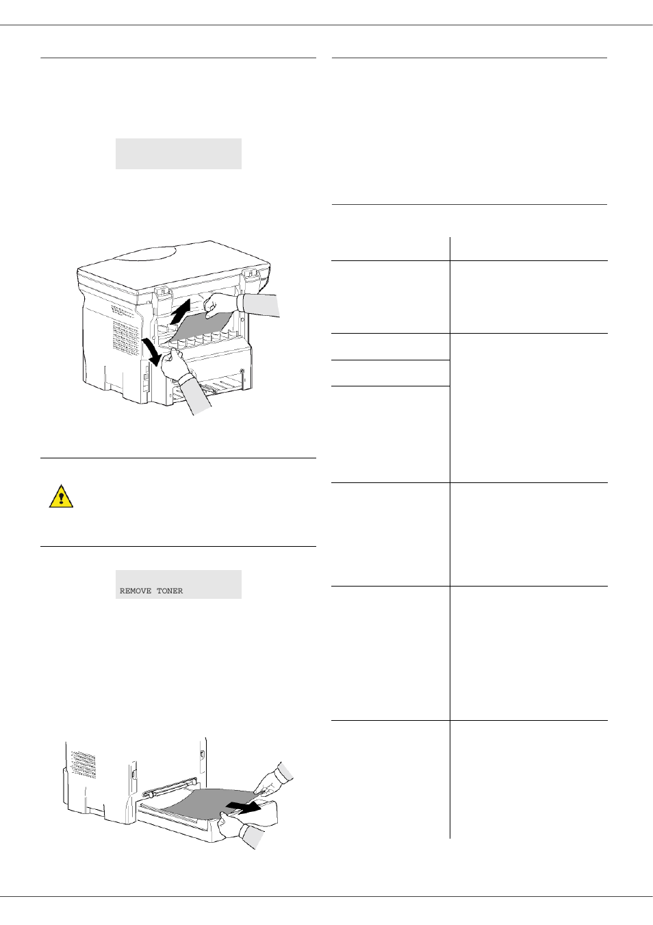 Paper jam, Pc printing issues, Pc printing via usb connection | Paper jam pc printing issues, Maintenence, Mb260 | Oki MB260 User Manual | Page 44 / 49