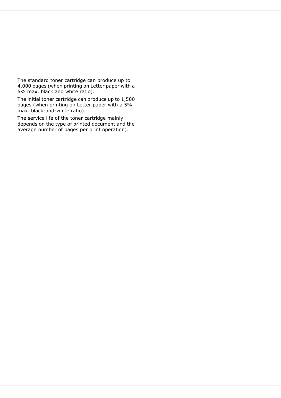 Replacement toner, Toner cartridge part number 56123401 | Oki MB260 User Manual | Page 48 / 49