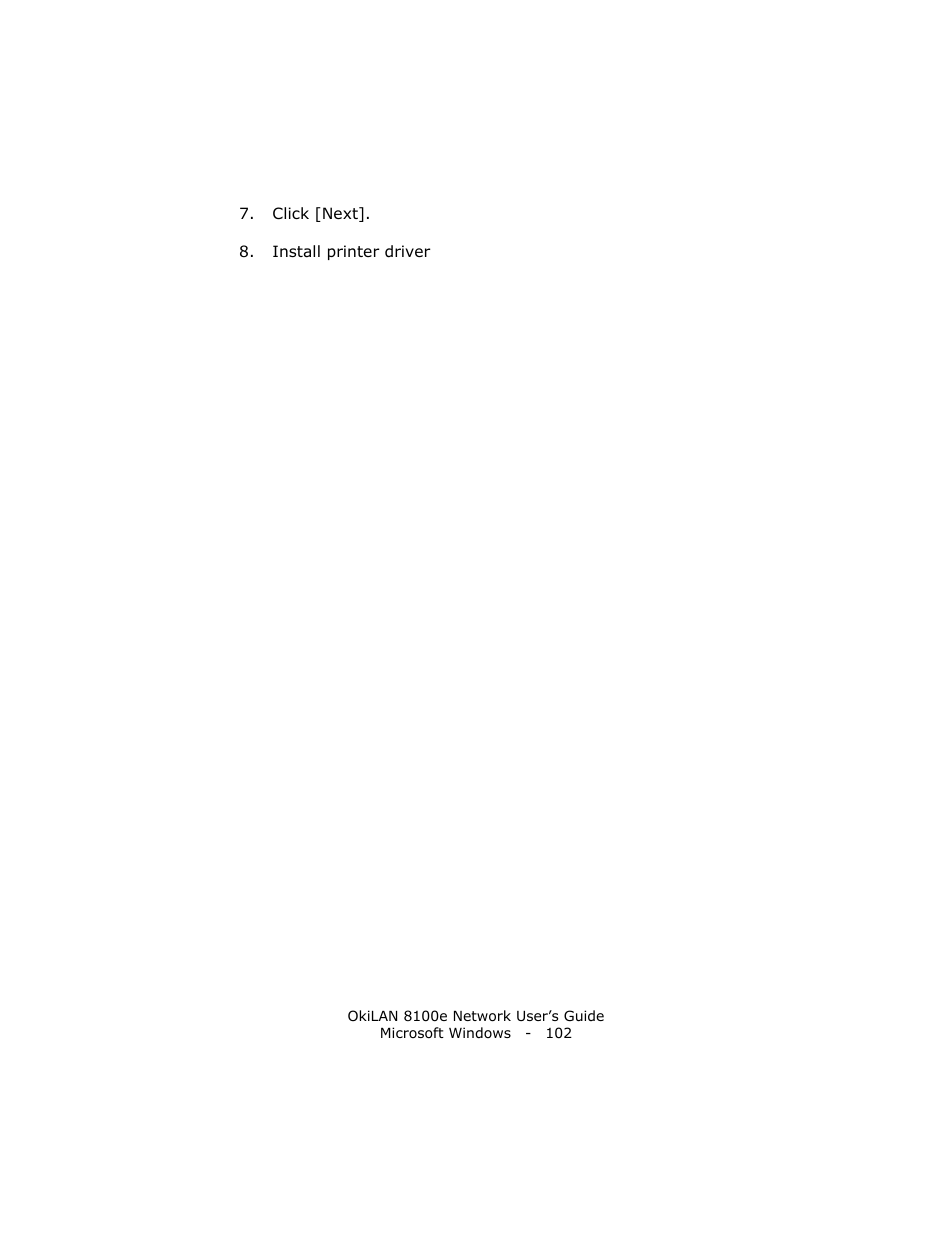Oki lan 8100e User Manual | Page 102 / 140