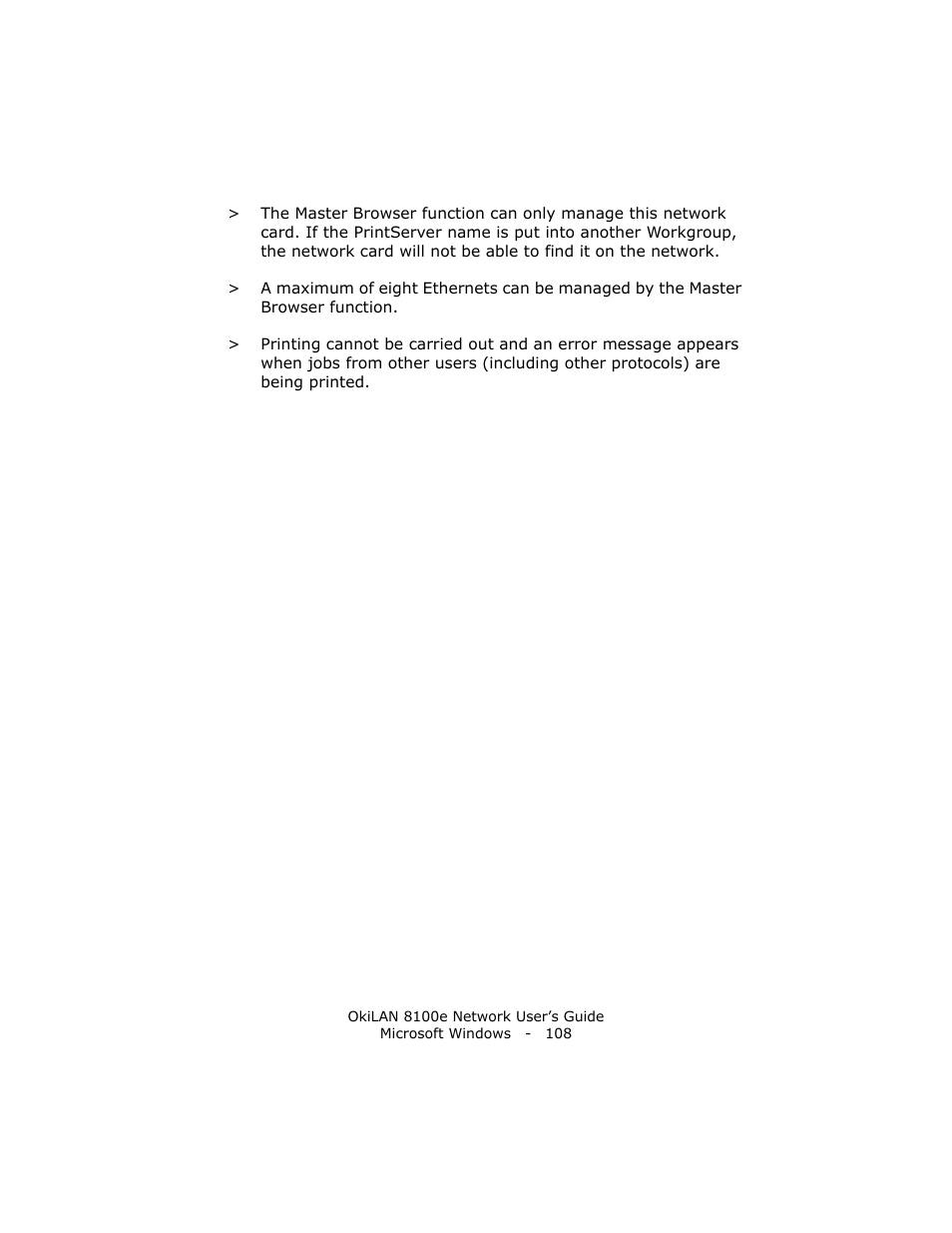 Oki lan 8100e User Manual | Page 108 / 140