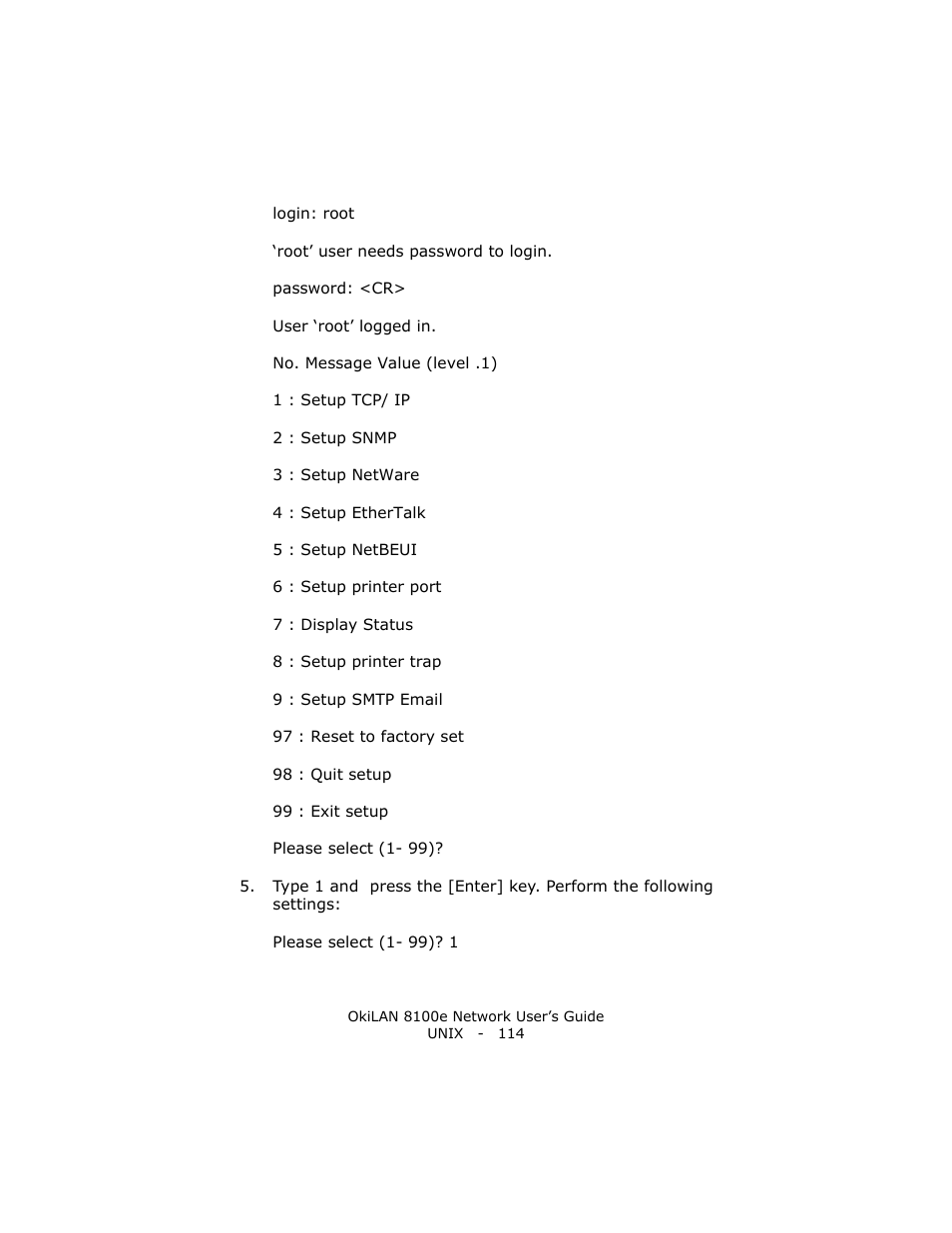 Oki lan 8100e User Manual | Page 114 / 140