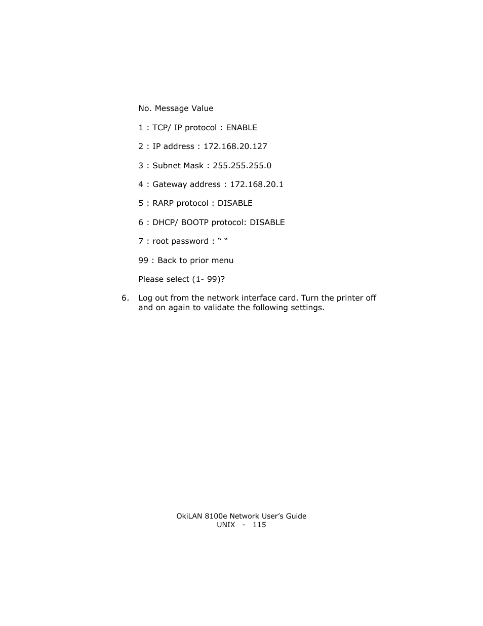 Oki lan 8100e User Manual | Page 115 / 140