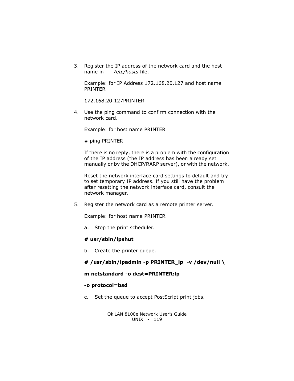 Oki lan 8100e User Manual | Page 119 / 140