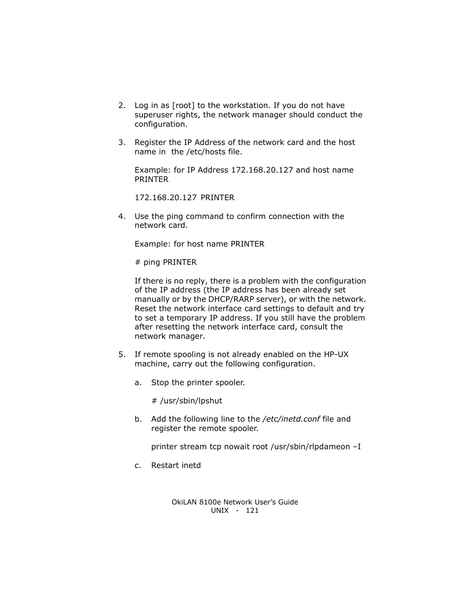 Oki lan 8100e User Manual | Page 121 / 140