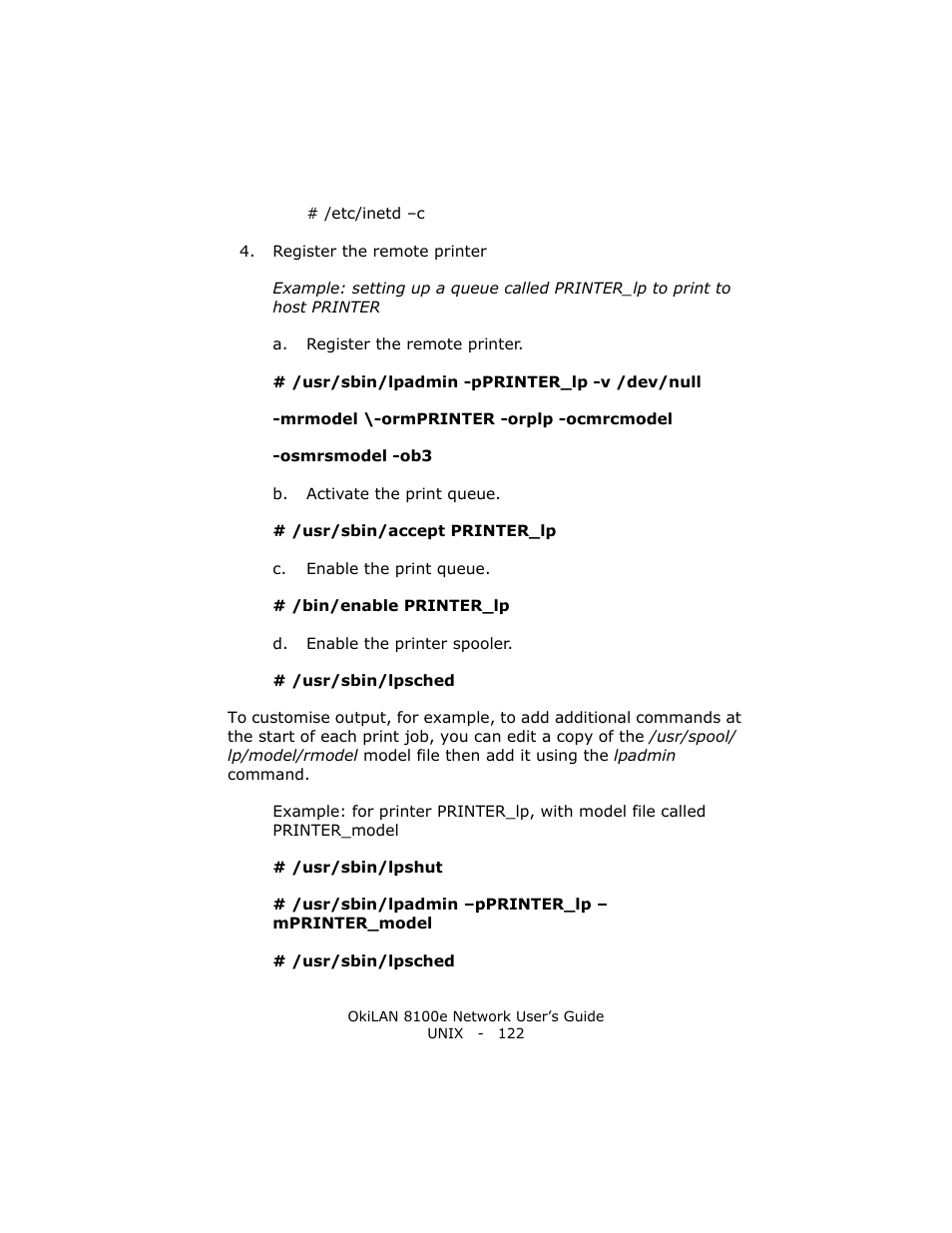 Oki lan 8100e User Manual | Page 122 / 140