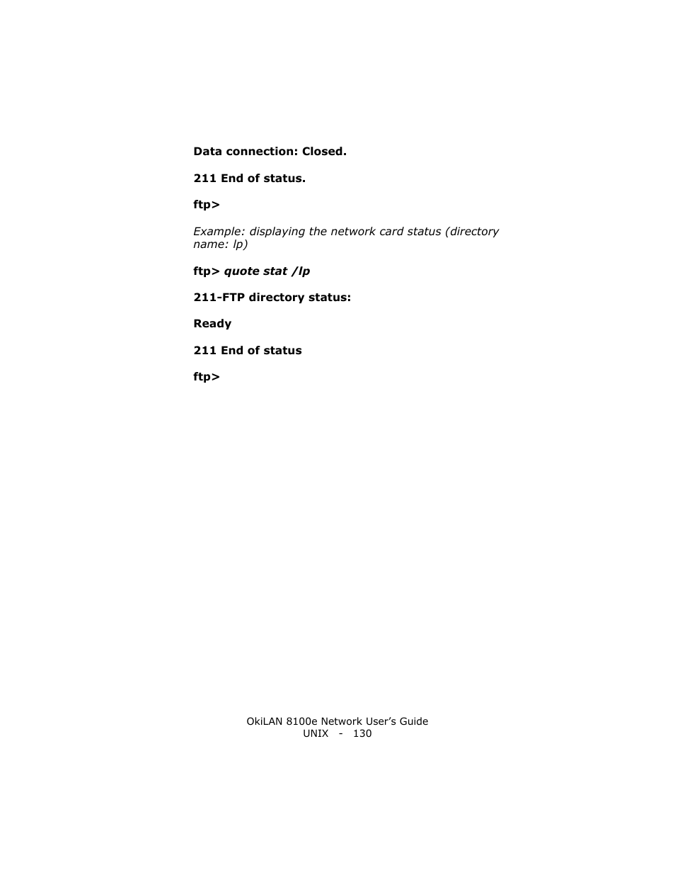 Oki lan 8100e User Manual | Page 130 / 140