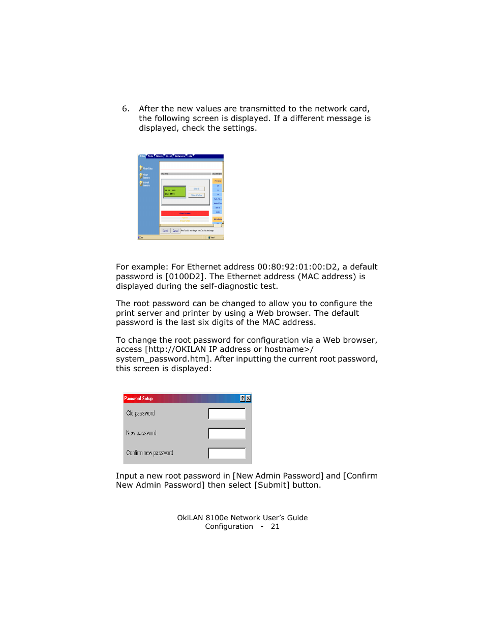 Oki lan 8100e User Manual | Page 21 / 140