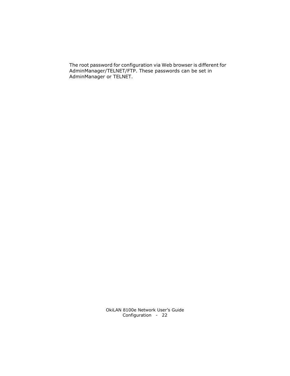 Oki lan 8100e User Manual | Page 22 / 140
