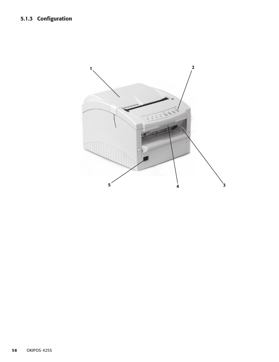 3 configuration | Oki POS 425S User Manual | Page 58 / 133