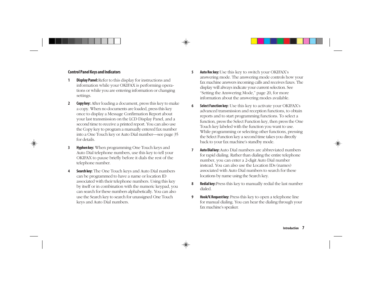Oki FAX 5050 User Manual | Page 19 / 98