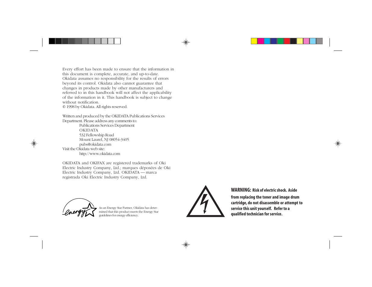 Oki FAX 5050 User Manual | Page 2 / 98