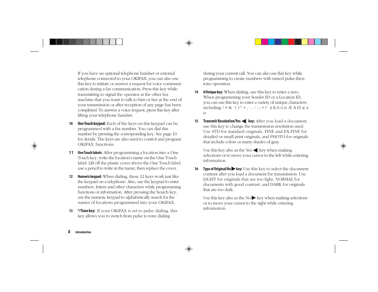 Oki FAX 5050 User Manual | Page 20 / 98
