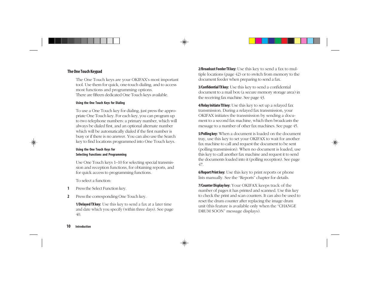 Oki FAX 5050 User Manual | Page 22 / 98