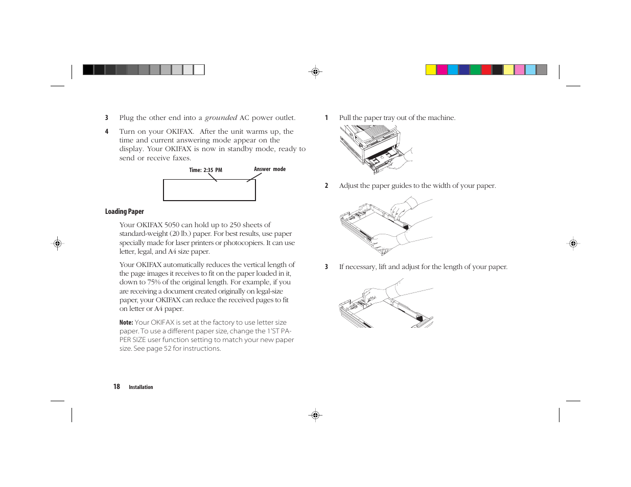 Oki FAX 5050 User Manual | Page 30 / 98