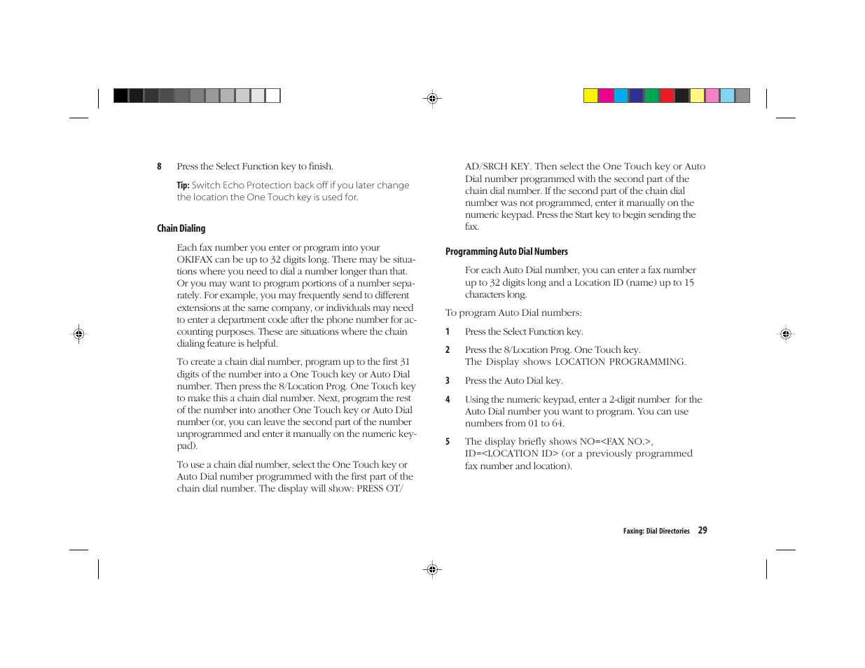 Oki FAX 5050 User Manual | Page 41 / 98