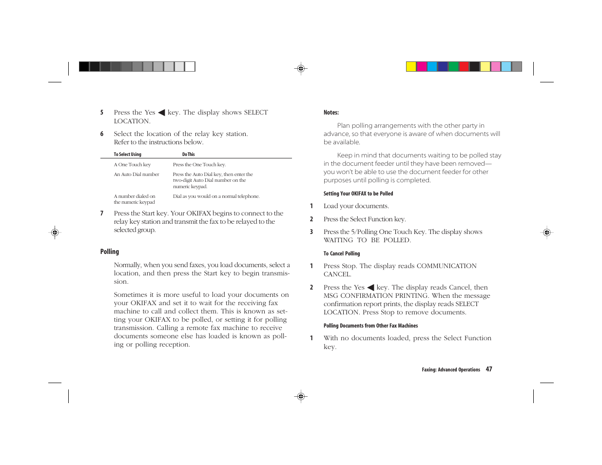 Oki FAX 5050 User Manual | Page 59 / 98