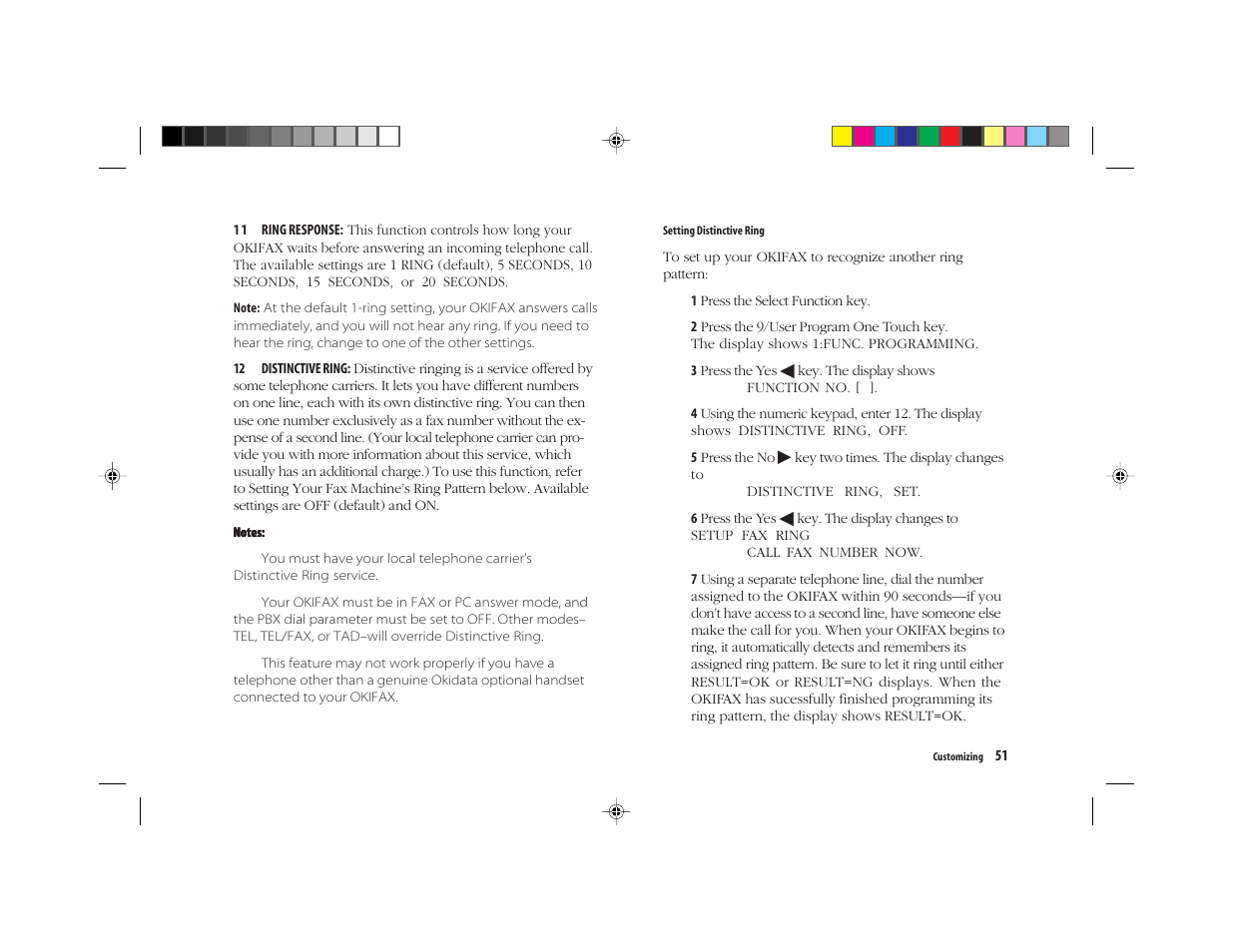 Oki FAX 5050 User Manual | Page 63 / 98