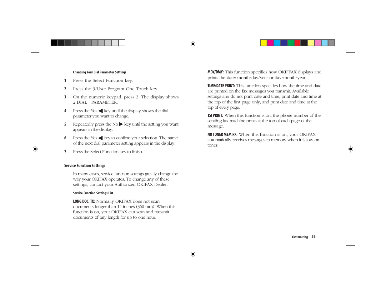 Oki FAX 5050 User Manual | Page 67 / 98