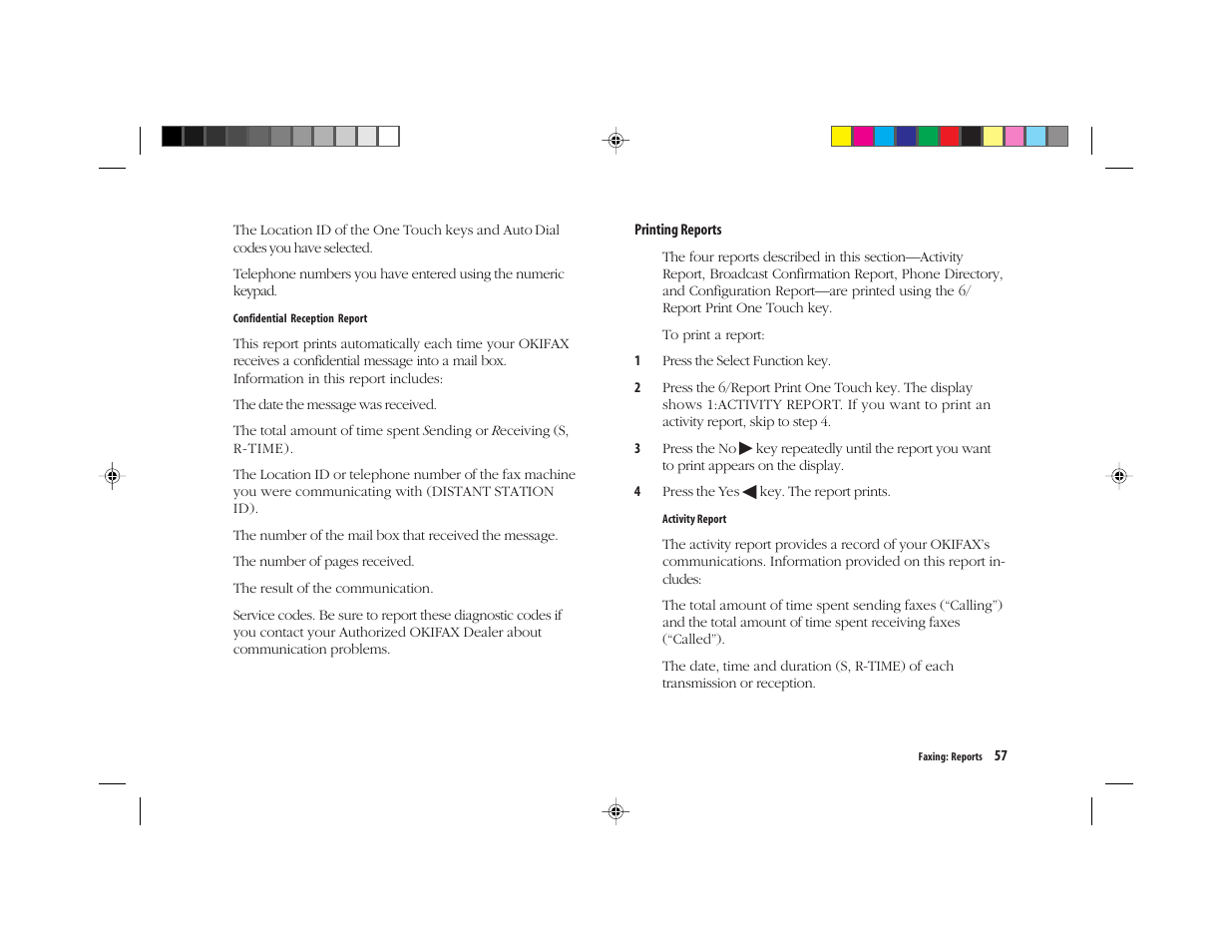 Oki FAX 5050 User Manual | Page 69 / 98