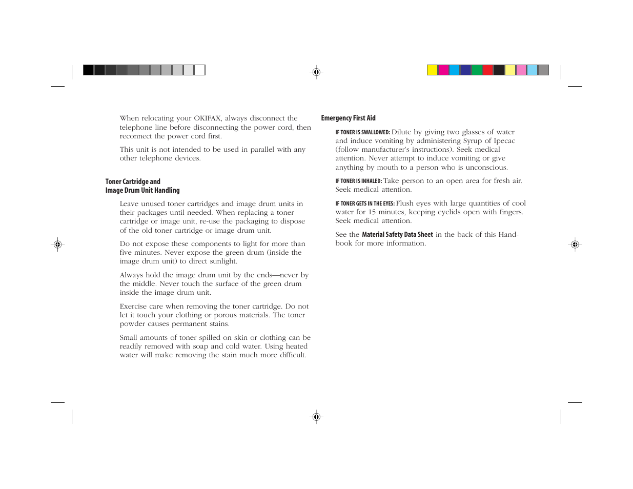 Oki FAX 5050 User Manual | Page 8 / 98