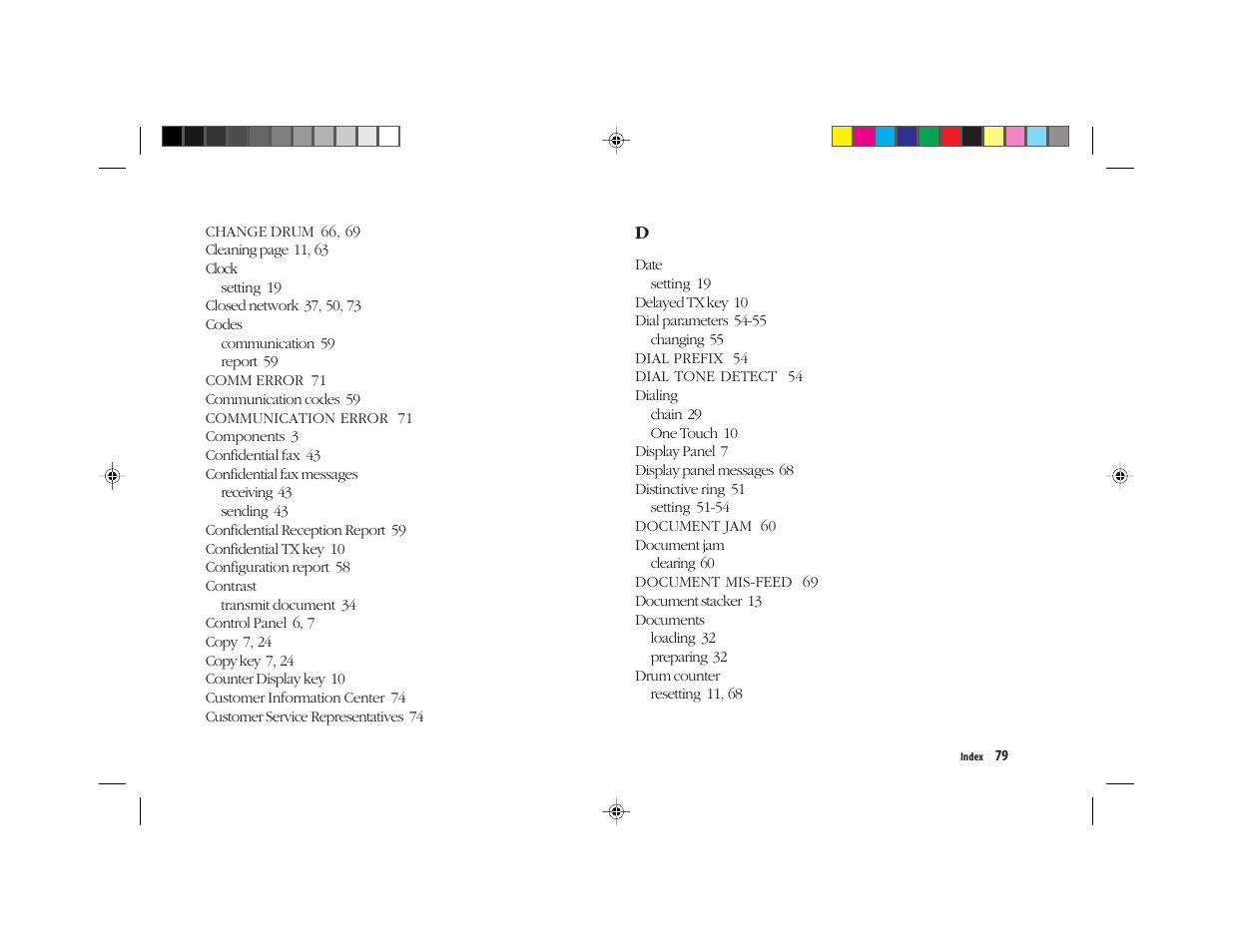 Oki FAX 5050 User Manual | Page 91 / 98
