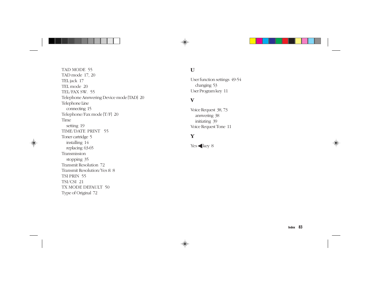 Oki FAX 5050 User Manual | Page 95 / 98