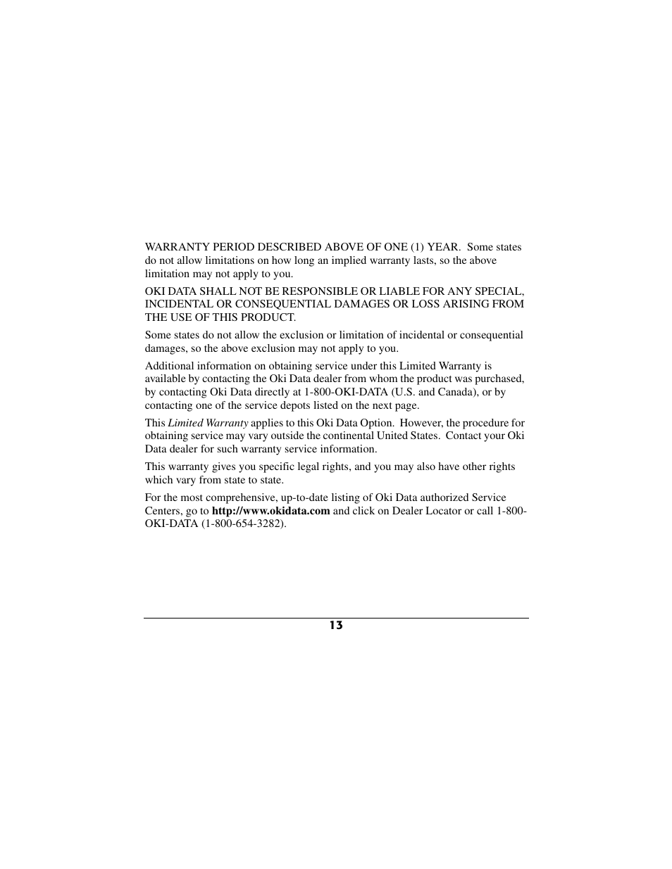 Oki 70040901 User Manual | Page 14 / 16