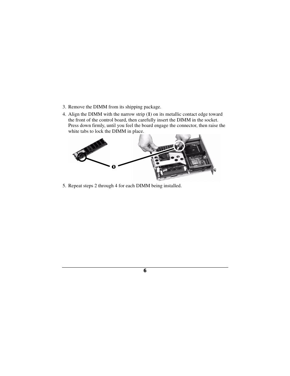 Remove the dimm from its shipping package | Oki 70040901 User Manual | Page 7 / 16