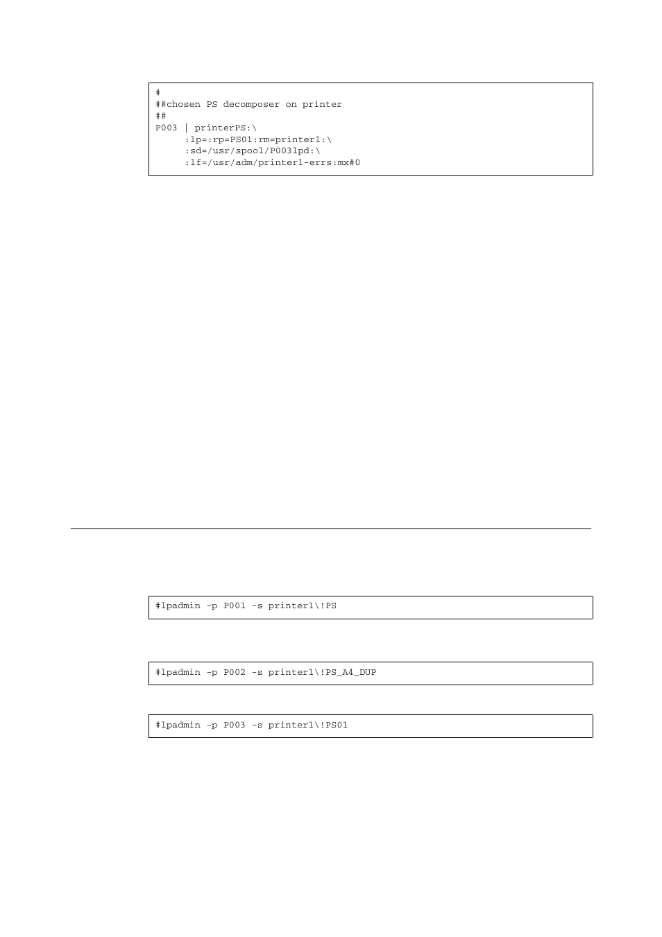 Examples of settings for solaris 2.x | Oki B 6300 User Manual | Page 30 / 72