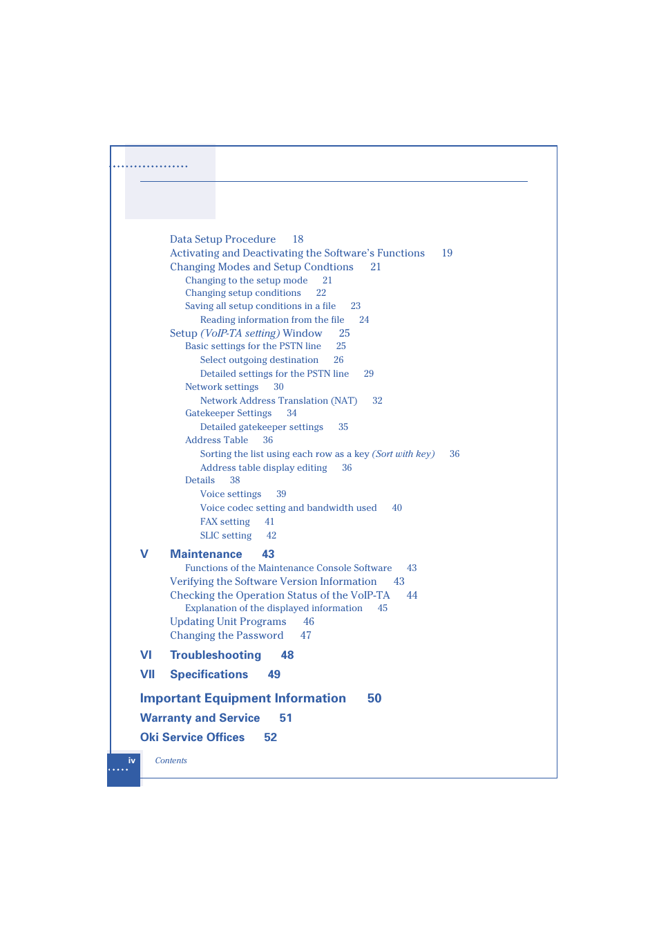 Important equipment information 50 | Oki 1.2 User Manual | Page 5 / 60